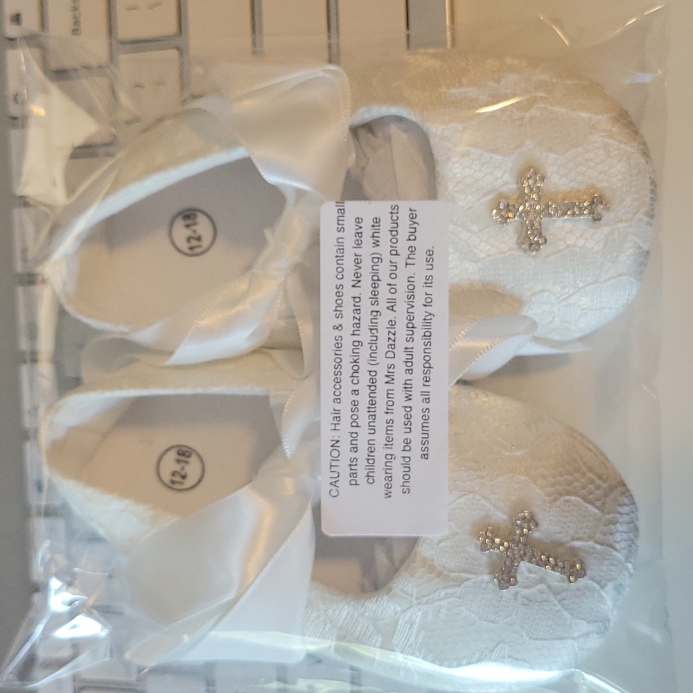 Baby Baptism Shoes sz12-18 month
